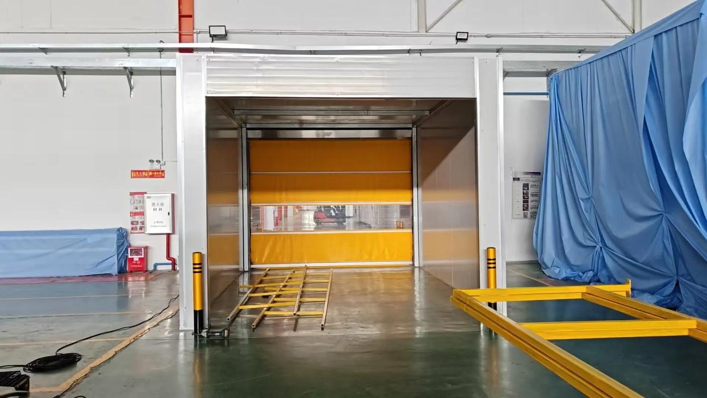 快速門更換電機電箱,拆裝兩套快速門順利完成驗收#卷簾門